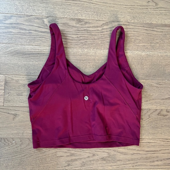 Lululemon Align™ Tank Top *Light Support, C/D Cup - Deep Luxe - Sz 10 - Picture 7 of 8